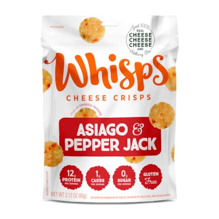 Whisps Asiago Pepper Jack 2.12 Oz., PK12